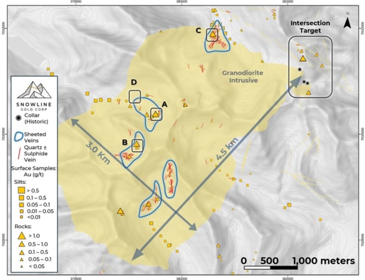 Overview map of the Celestic target