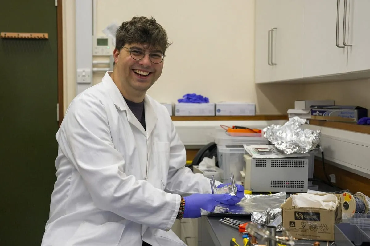 Le physicien Tim Fuchs