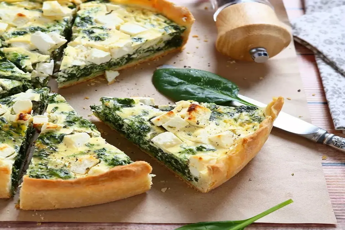 Quiche aux épinards et feta