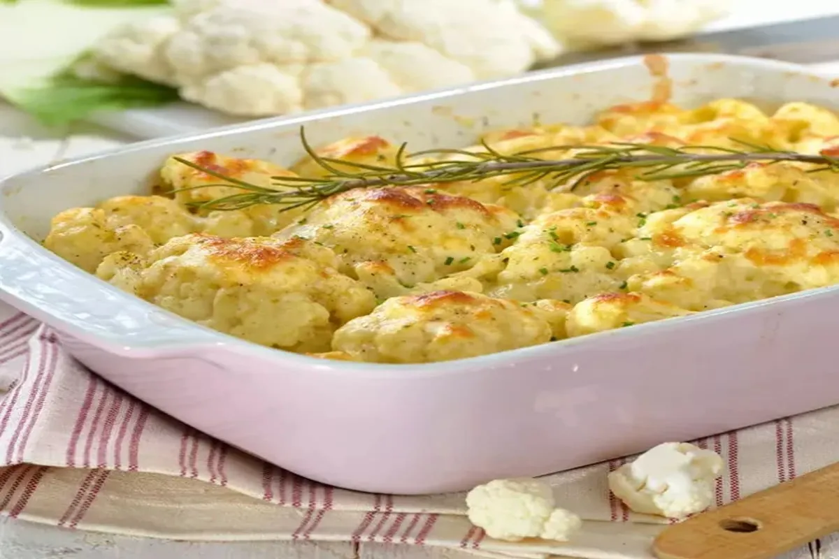 Gratin de chou-fleur réconfortant