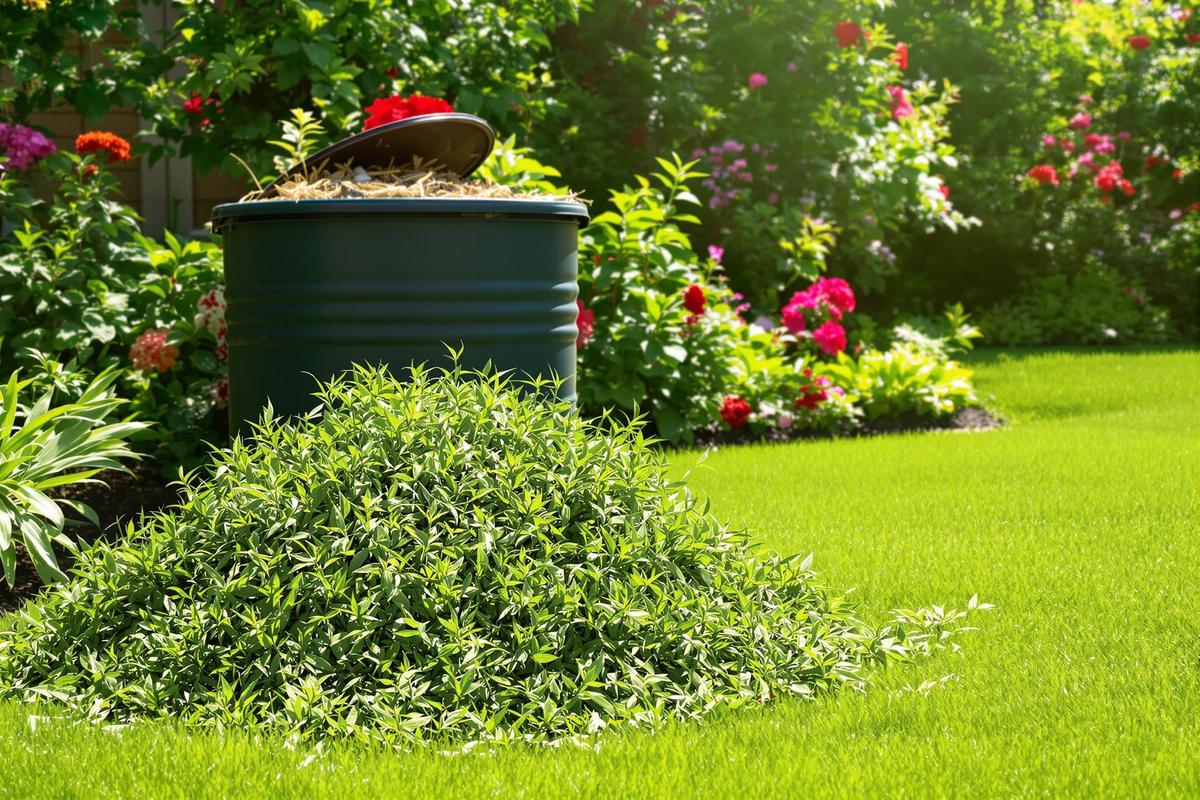 Est-il possible de composter l’herbe de tonte ? Attention, la réponse est contre-intuitive